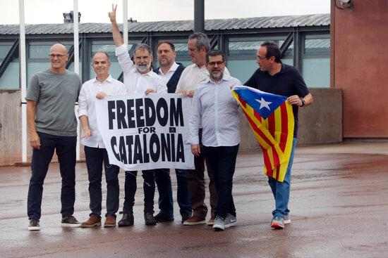 ⏯️ Surten de les presons els nou líders independentistes després de la concessió dels indults