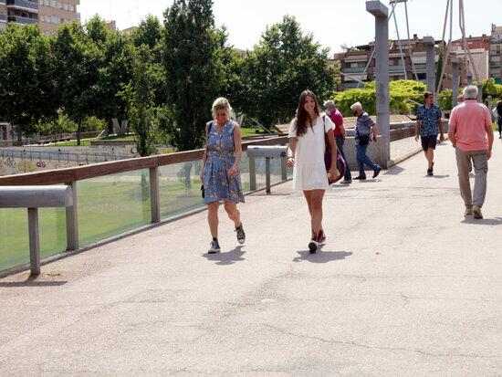 ⏯️ Poca gent sense mascareta a l'Eix Comercial de Lleida tot i la relaxació del seu ús a l'exterior