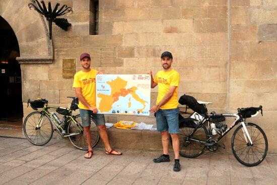 Dos ciclistes lleidatans recorreran més de 1.200 quilòmetres solidaris per Open Arms
