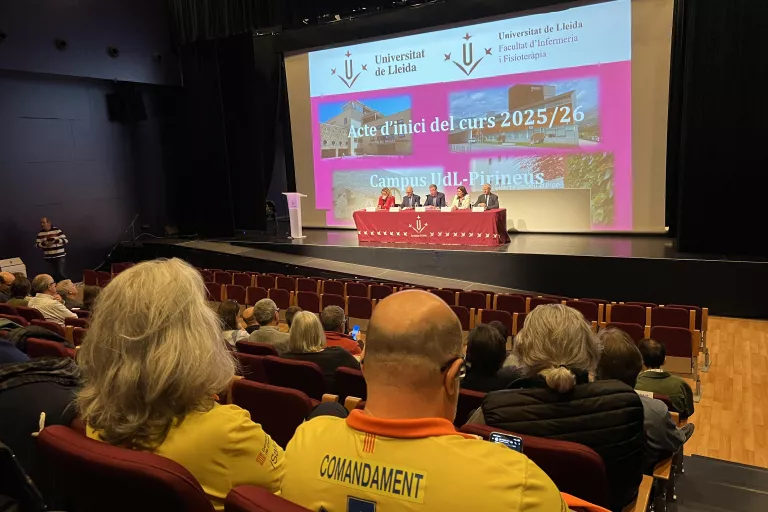 La UdL inaugura el grau en Infermeria a Tremp amb una vintena d’alumnes