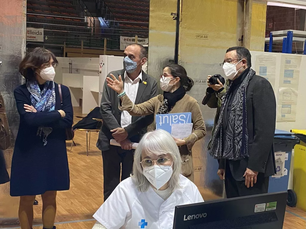 ⏯️ El pavelló Onze de Setembre de Lleida, centre de vacunació contra la covid-19