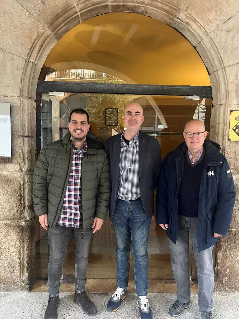 El president del Consell Comarcal del Pla d'Urgell visita els ajuntaments de Linyola i Miralcamp