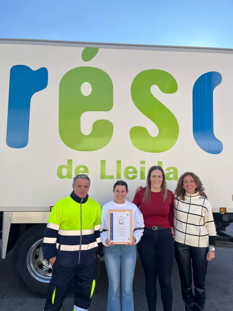 La central de Plusfresc obté el segell ‘Cero a vertedero’ per la seva gestió de residus