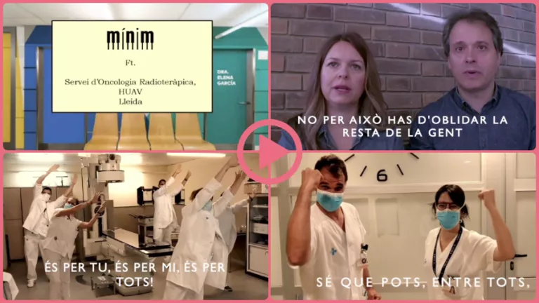 ⏯️ Sanitàries de l'Arnau de Vilanova canten per recordar-nos que “Aquest virus no és cap broma”