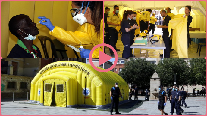 ⏯️ Primers tests als sensesostre del Barri Antic, a l'espera que obri el pavelló de la Fira