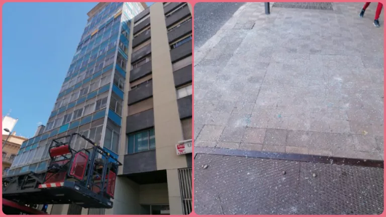 L’edifici dels sindicats a Lleida pateix danys estructurals