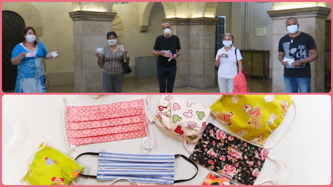 La Paeria reparteix més de 1.400 mascaretes infantils de diferents col·lectius i particulars