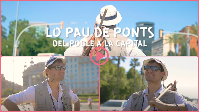⏯️ 'Del poble a la capital': Lo Pau de Ponts estrena el videoclip de la seva primera cançó pròpia