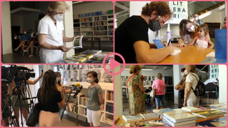 ⏯️ Lleida celebra un Sant Jordi d'estiu "descafeïnat" i demana recolzar els llibres de proximitat