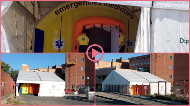 ⏯️ L'Arnau de Vilanova demana mantenir dues setmanes més la carpa instal·lada a l'exterior