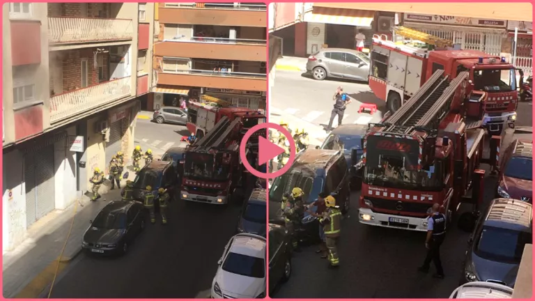 ⏯️ Incendi en un habitatge del carrer Dolors 'Lolín' Sabater de Lleida