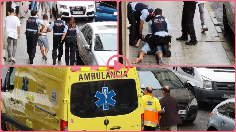 ⏯️ Una forta baralla acaba amb un detingut al barri del Clot de Lleida