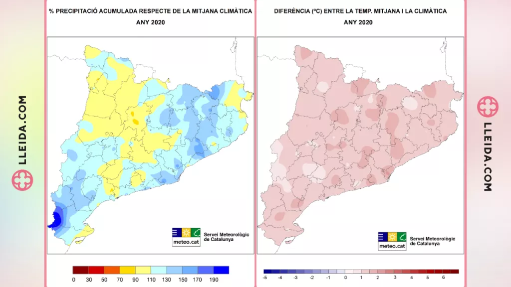 El 2020, l'any més càlid des del 1950 a Catalunya