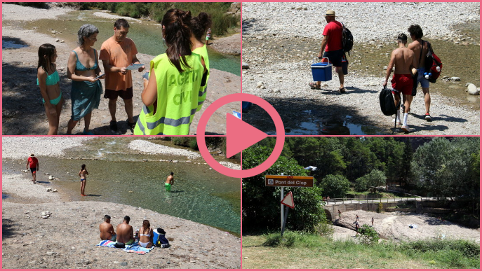 ⏯️ El Solsonès aplicarà restriccions a les zones de bany si no es compleixen les mesures de seguretat