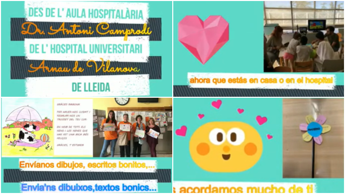 Dibuixos i cartes per als pacients i professionals de l'Arnau de Vilanova
