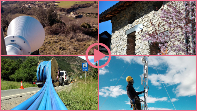 ⏯️ L'Alt Pirineu busca alternatives a la fibra òptica per tenir bones connexions