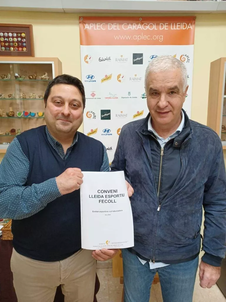 Fecoll i Lleida Esportiu signen un conveni de mútua col·laboració