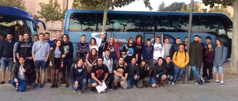 Joves de Lleida visiten la Games Word de Barcelona