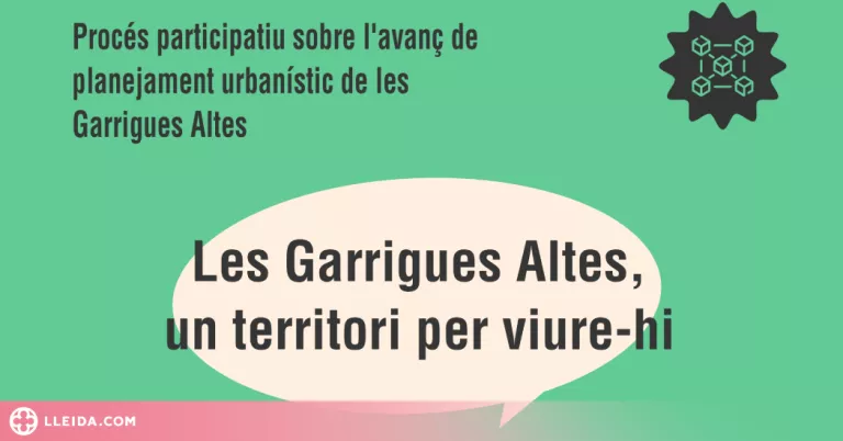 S’inicia el procés participatiu sobre l’avanç del POUM Plurimunicipal de les Garrigues Altes