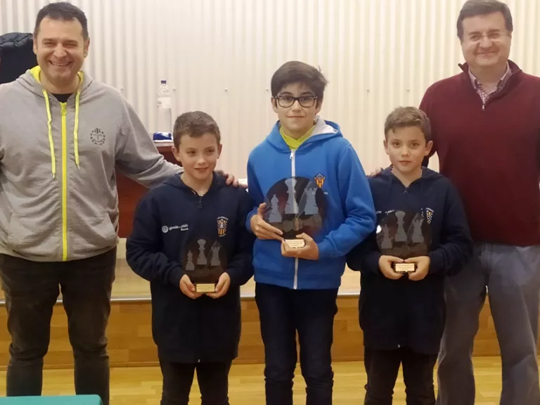 Guerau Benseny, del Club Escacs Lleida, campió del Territorial d'Escacs sub-12