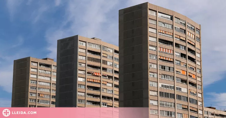 L’edificació a Lleida cau i se situa a nivells anteriors a la pandèmia