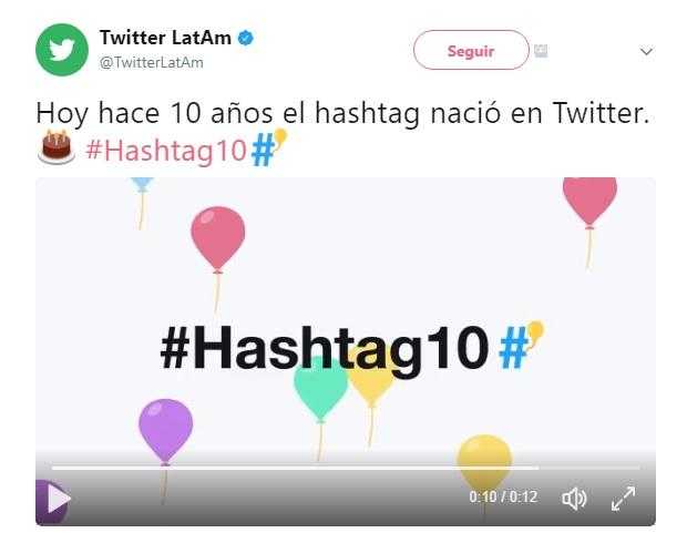 Twitter celebra una dècada de '#hashtags'