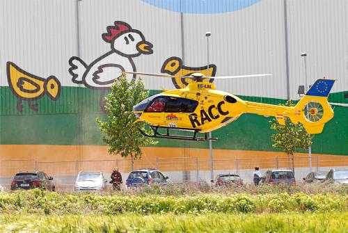Rescaten en helicòpter un esquiador amb danys medul·lars per una caiguda
