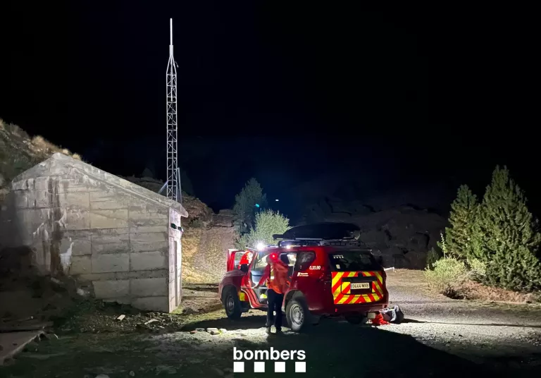 Rescat nocturn a Certascan per evacuar un home de 38 anys en estat greu