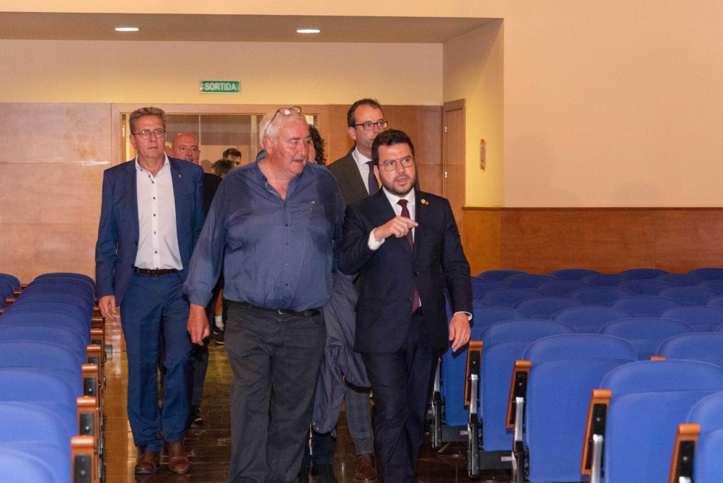 El president Aragonès anuncia l'atorgament d'ajuts directes als regants dels Canals d'Urgell