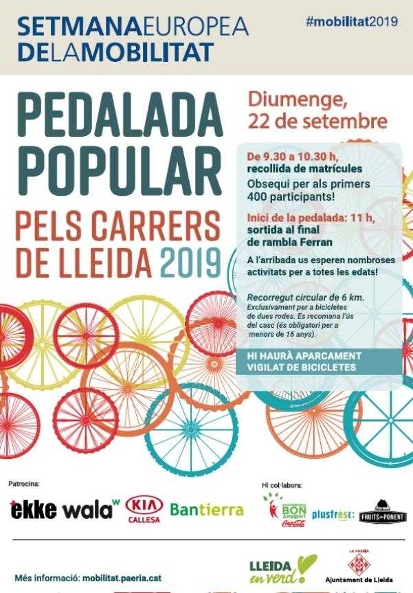 Talls de circulació de carrers de Lleida i alteració en el servei d’Autobusos amb motiu del Dia sense Cotxes