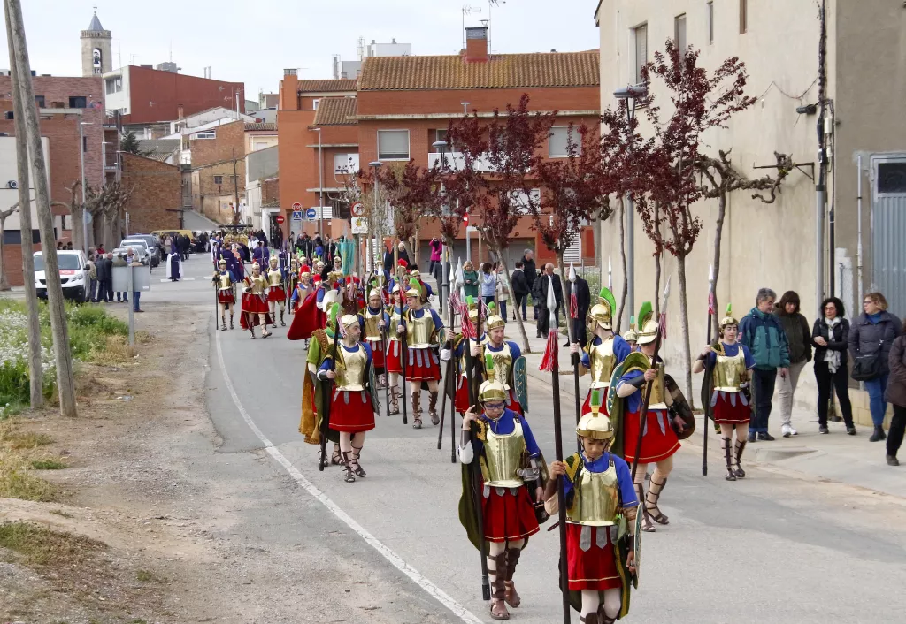 Alpicat celebra el Viacrucis, el principal acte de les celebracions religioses de la Setmana Santa