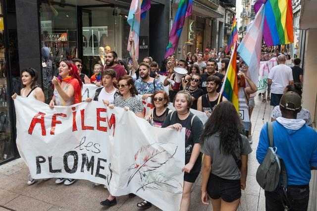 Reivindicació del col·lectiu LGTBIQ als carrers de Lleida