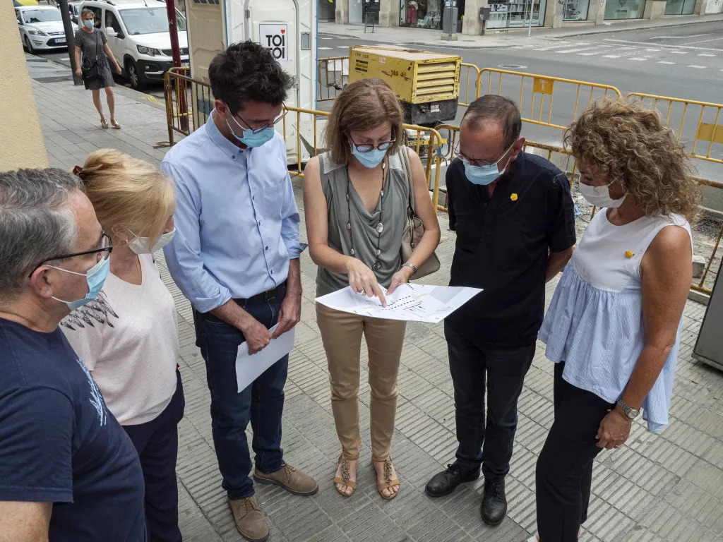 Obres per millorar la seguretat viària al Clot, amb un nou pas de vianants a Príncep de Viana