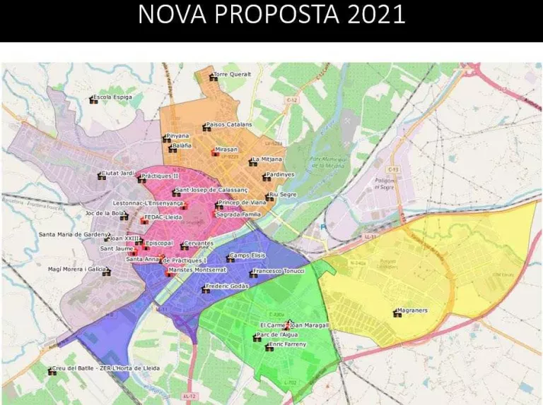 Lleida té un nou mapa escolar de primària
