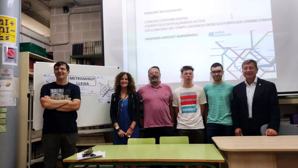 En marxa un plànol Metrominut de Lleida per promoure els desplaçaments a peu