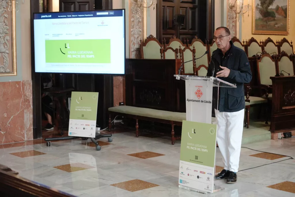 Presenten la Xarxa Lleidatana pel Pacte del Temps