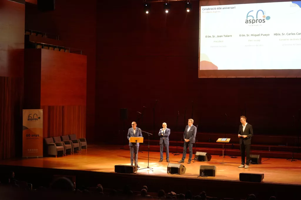 La Fundació Aspros celebra el 60 aniversari amb un acte a l’Auditori