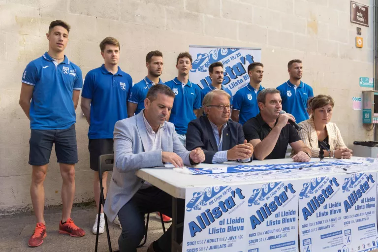 El Lleida Llista presenta la seva campanya de captació de socis, 'Allista't'
