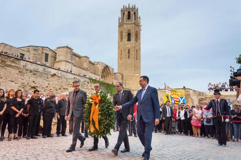 Torra fa una crida a Lleida a la mobilització massiva per aconseguir la independència