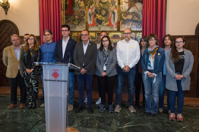 #SentènciaProcés: La Paeria suspèn l'activitat institucional i convoca un ple extraordinari sobre la sentència del judici del procés