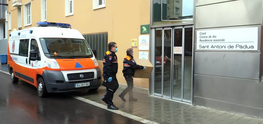Reparteixen 20.300 màscares en 17 residències de Lleida