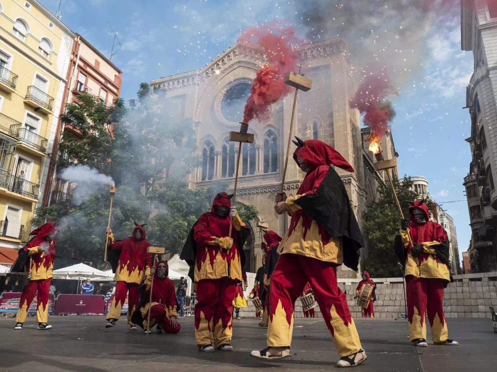 ⏯️ Lleida clou amb el tradicional castell de focs unes Festes de la Tardor atípiques