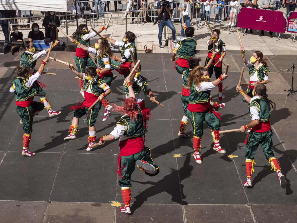 ⏯️ Lleida clou amb el tradicional castell de focs unes Festes de la Tardor atípiques