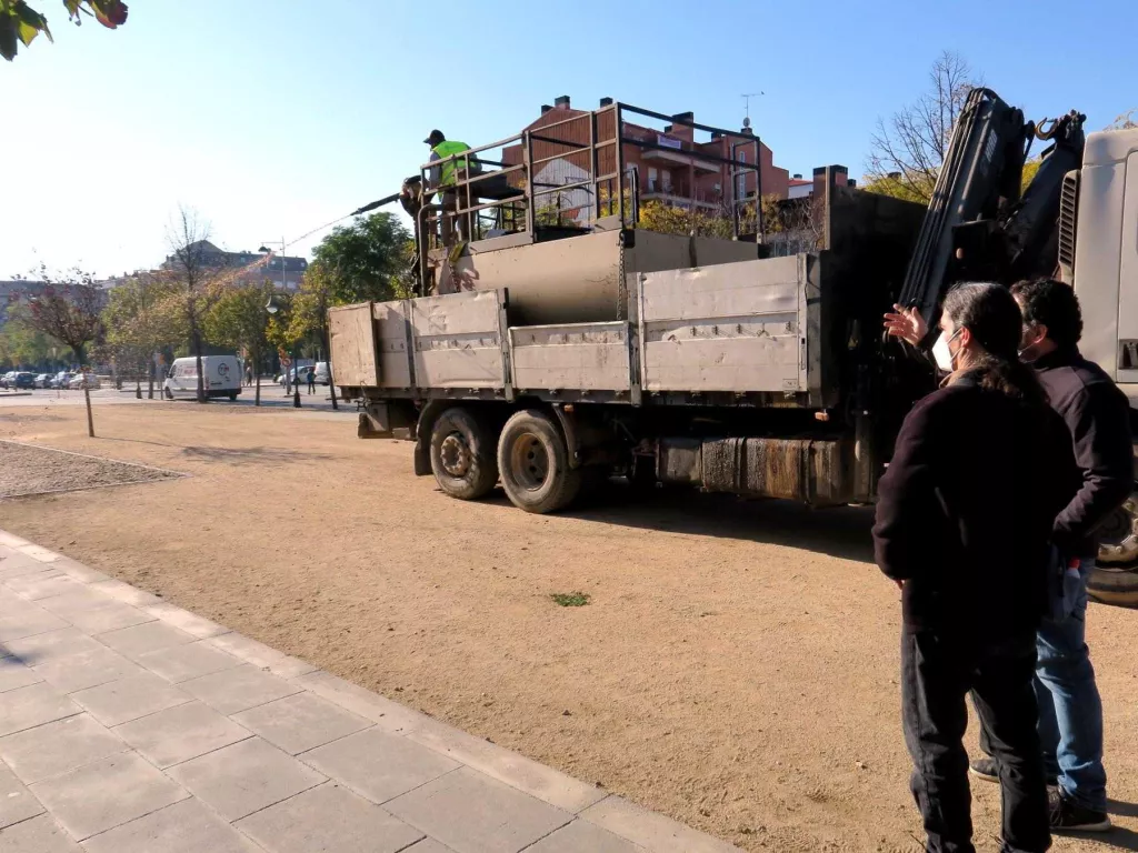 Pardinyes guanya 1.000 m² de zona verda i una cinquantena d'arbres