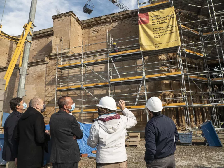 La Seu Vella aprova el pressupost del 2021 que contempla la restauració de les muralles del Baluard del Rei i fer-les visitables
