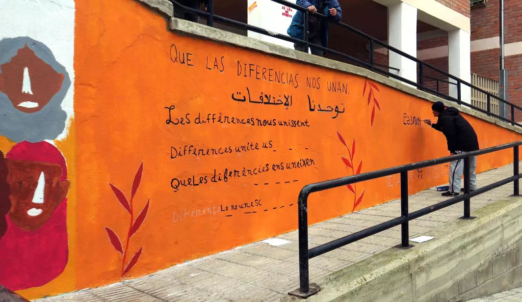 Un mural per a la tolerància