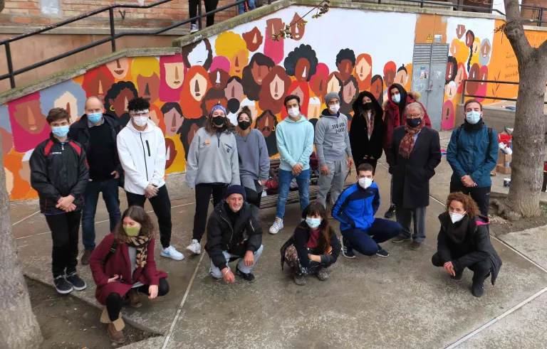 Un mural per a la tolerància