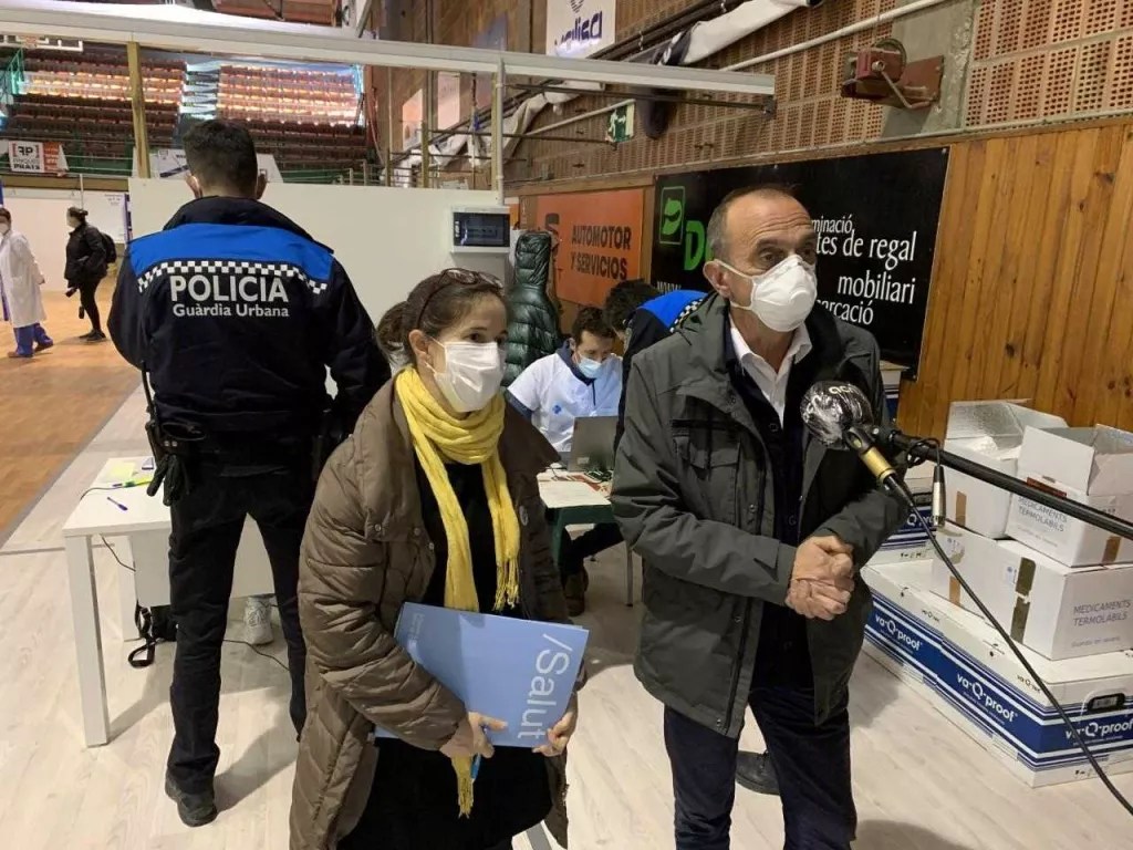 ⏯️ La Guàrdia Urbana de Lleida, primera policia local de Catalunya en vacunar-se