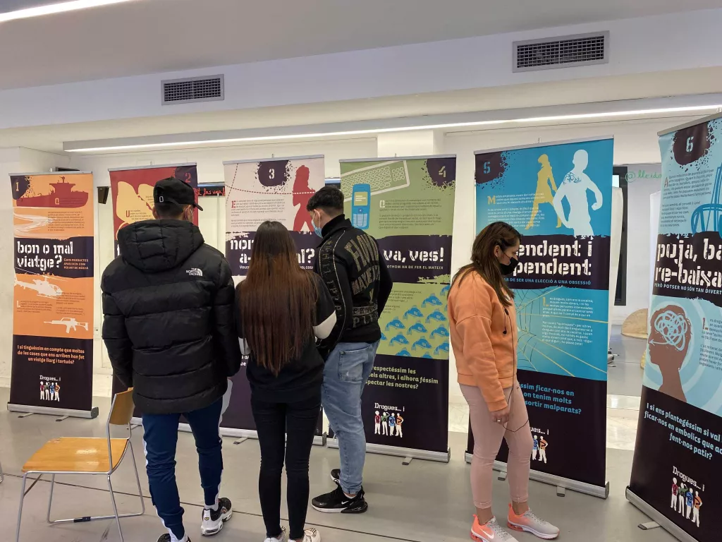Exposició per a joves a Lleida sobre els riscos del consum de drogues