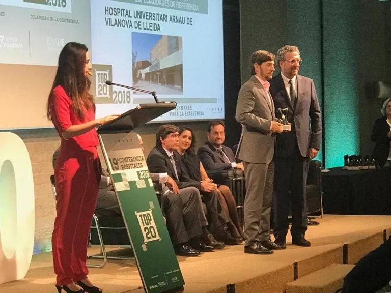L'Arnau de Vilanova, premiat en tres categories dels premis Hospitals Top 20